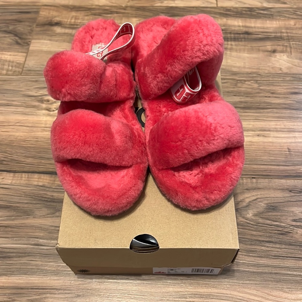 Pink Fluffy Uggs